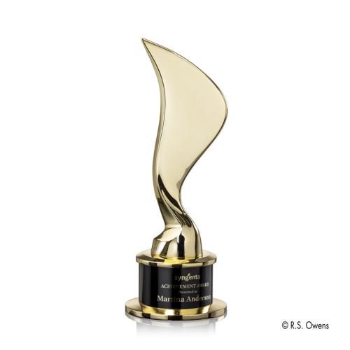 Awards and Trophies - Eternal Gold Flame Metal Award