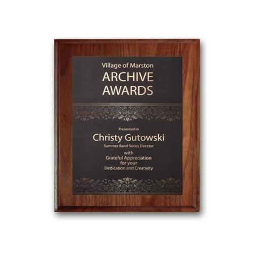 Awards and Trophies - Plaque Awards - Full Color Plaques - SpectraPrint™ Plaque - Cove Edge Gold