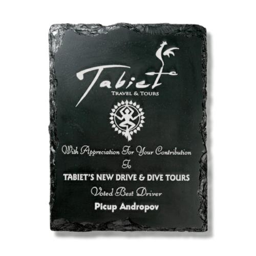 Awards and Trophies - Plaque Awards - Stonecast™ Slate 