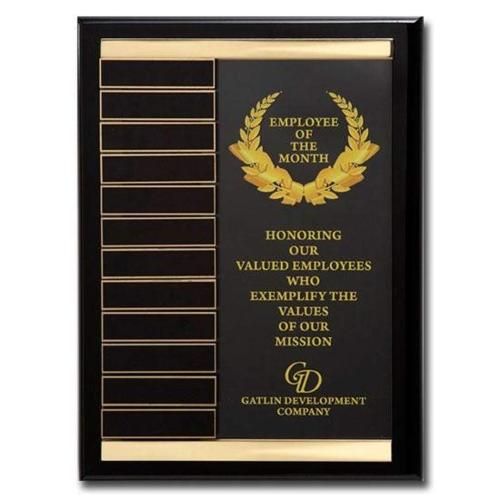 Awards and Trophies - Plaque Awards - Channel Perpetual Plaque