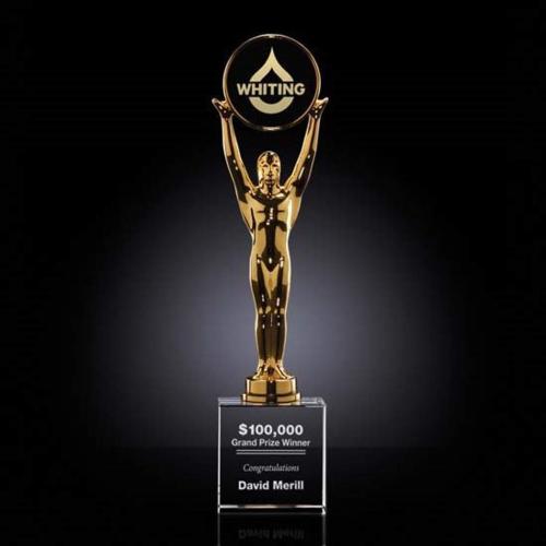 Awards and Trophies - Champion Circle on Optical Metal Award