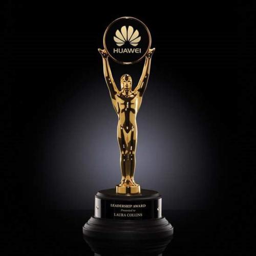 Awards and Trophies - Champion Circle on Ebony Wood Award