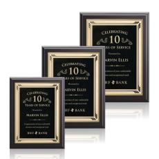 Farnsworth/Sonata - Black/Black - Plaque Awards
