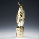 Flame Flame on Cylinder Metal Award