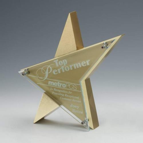 Awards and Trophies - Stellar Star Acrylic Award