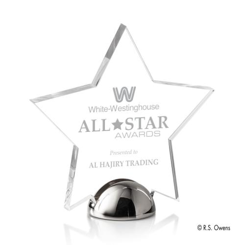 Awards and Trophies - Nova Hemisphere Star Acrylic Award