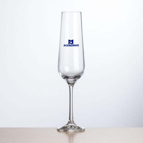 Corporate Gifts - Barware - Champagne Flutes - Breckland Flute - Imprinted