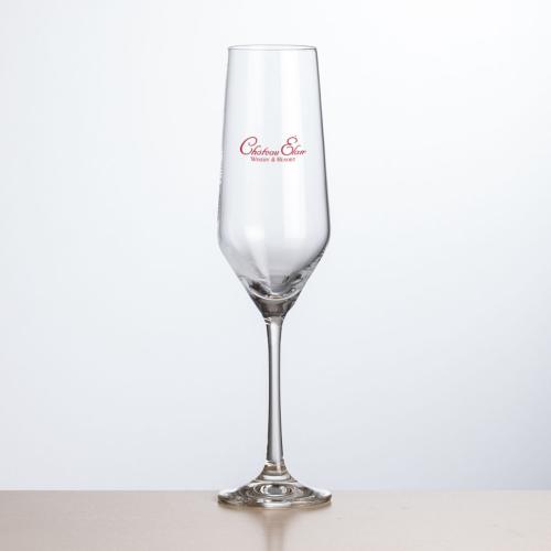Corporate Gifts - Barware - Champagne Flutes - Bengston Flute - Imprinted