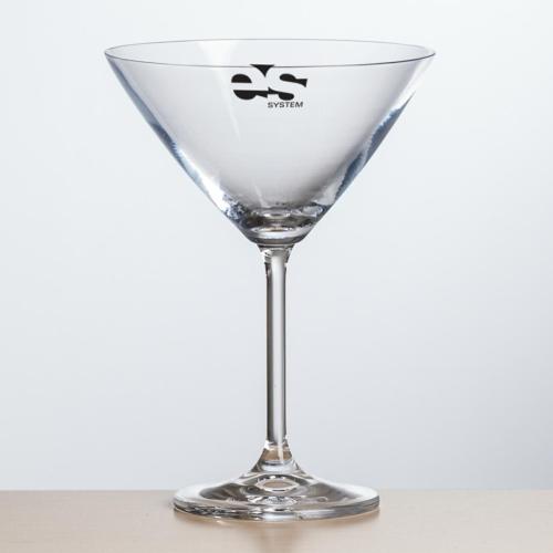 Corporate Gifts - Barware - Martini Glasses - Woodbridge Martini - Imprinted