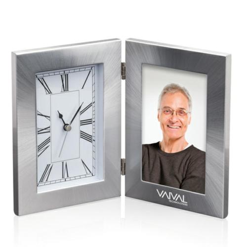 Corporate Gifts - Desk Accessories - Picture Frames - Melania Clock/Frame