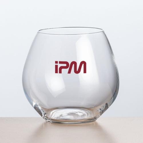 Corporate Gifts - Barware - Wine Glasses - Florentina Stemless Wine - Imprinted