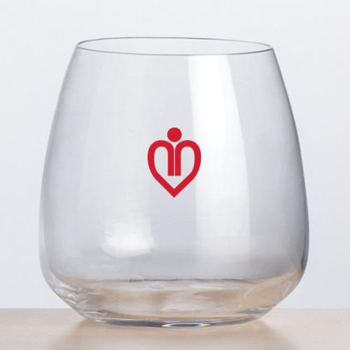 Corporate Gifts - Barware - Wine Glasses - Hogarth Stemless Wine - Imprinted