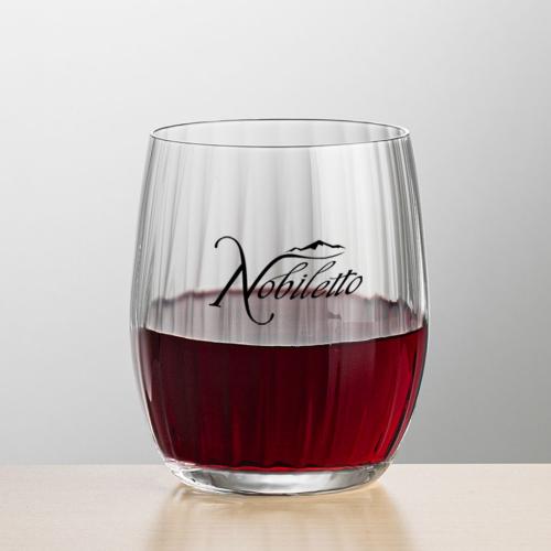 Corporate Gifts - Barware - Wine Glasses - Amerling Stemless Wine - Imprinted 10oz