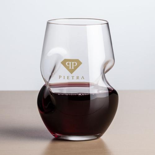 Corporate Gifts - Barware - Wine Glasses - Tallandale Stemless Wine - Imprinted