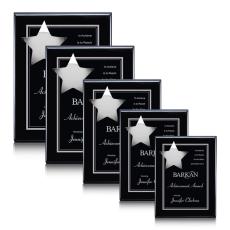 Employee Gifts - Hollister Plaque - Black/Chrome