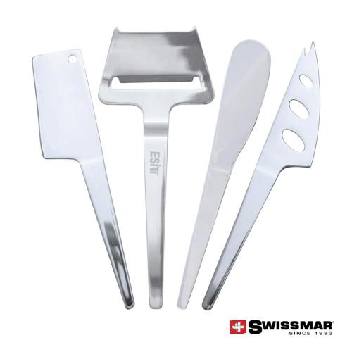 Promotional Productions - Housewares - Cheese Knives - Swissmar® Slim-Line Cheese Knife Set - 4pc