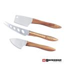 Swissmar&reg; Acacia Handle Cheese Knife Set - 3pc 