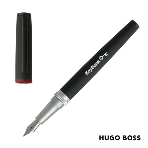 Promotional Productions - Writing Instruments - Metal Pens - Hugo Boss Gear  Fountain Pen 