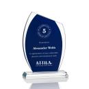 Valentia Blue Peaks Crystal Award