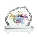 Aspen Iceberg Full Color Crystal on Base Award