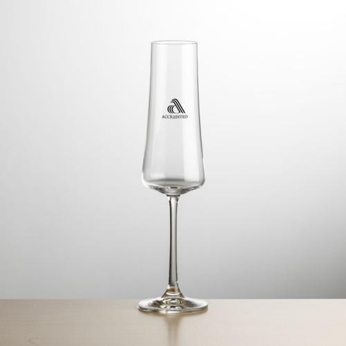 Corporate Gifts - Barware - Champagne Flutes - Dakota Flute - Imprint