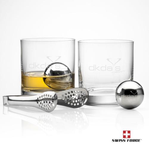 Corporate Gifts - Barware - Gift Sets - Swiss Force® S/S Balls & 2 Franca OTR