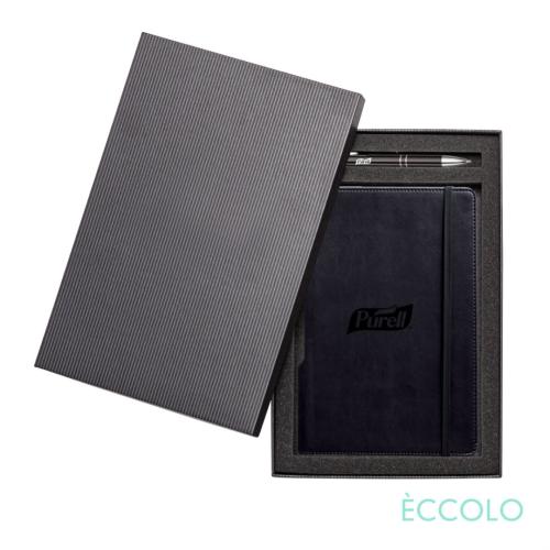 Promotional Productions - Journals & Notebooks - Gift Sets - Eccolo® Tempo Journal/Clicker Pen Gift Set - (M)
