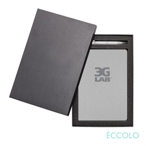Promotional Productions - Journals & Notebooks - Gift Sets - Eccolo® Solo Journal/Clicker Pen Gift Set - (M)