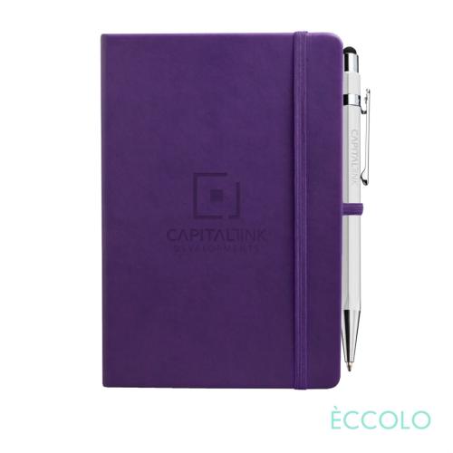 Promotional Productions - Journals & Notebooks - Gift Sets - Eccolo® Cool Journal/Atlas Pen/Stylus Pen - (M)