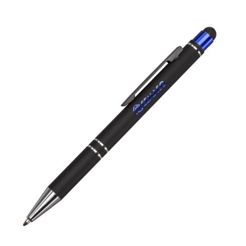 Promotional Productions - Writing Instruments - Metal Pens - Scroll Metal Ballpoint Pen/Stylus