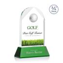 Blake Golf on Newhaven Full Color Green Globe Crystal Award