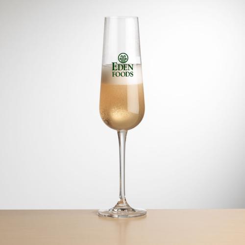 Corporate Gifts - Barware - Champagne Flutes - Howden Flute - Imprinted