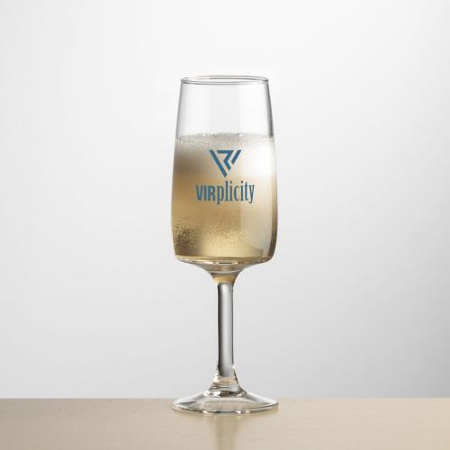 Corporate Gifts - Barware - Champagne Flutes - Cherwell Flute - Imprinted