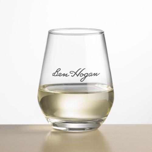 Corporate Gifts - Barware - Wine Glasses - Bexley Stemless Wine - Imprinted