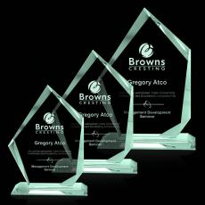 Virtu Peaks Glass Award - Crystal Awards