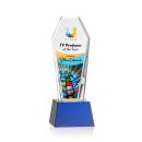 Romford Full Color Blue on Base Towers Crystal Award