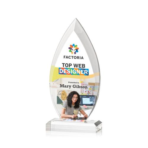 Awards and Trophies - Oulston Full Color Flame Acrylic Award