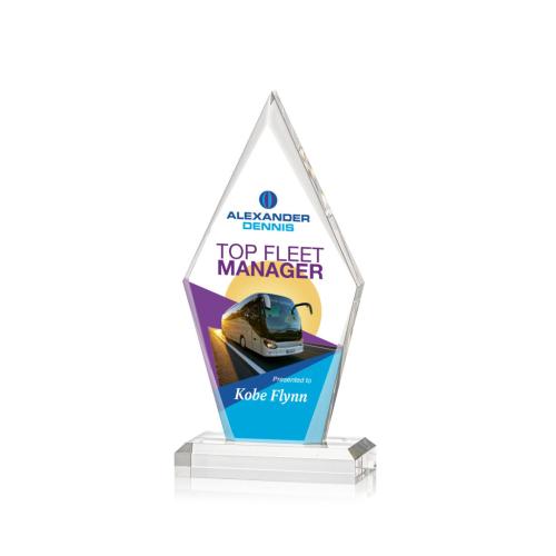 Awards and Trophies - Palmer Full Color Diamond Acrylic Award