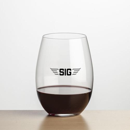 Corporate Gifts - Barware - Wine Glasses - Laurent Stemless Wine - Imprinted