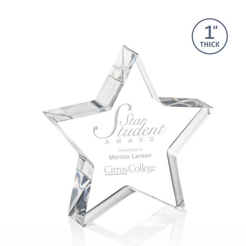Awards and Trophies - Copeland Star Acrylic Award