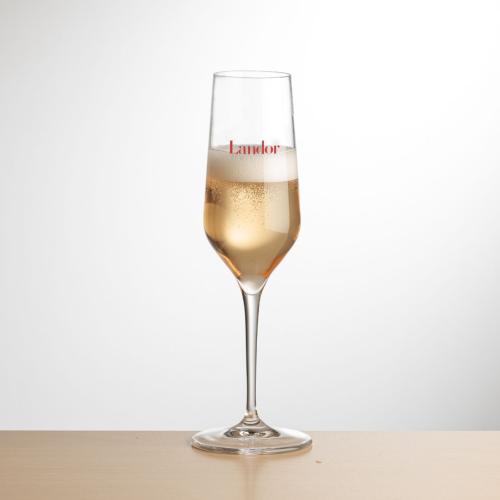 Corporate Gifts - Barware - Champagne Flutes - Germain Flute - Imprinted