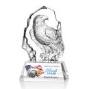 Ottavia Full Eagle Full Color Animals Crystal Award