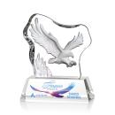 Ottavia Flying Eagle Full Color Animals Crystal Award