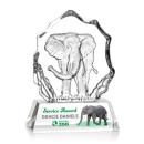 Ottavia Elephant Full Color Animals Crystal Award