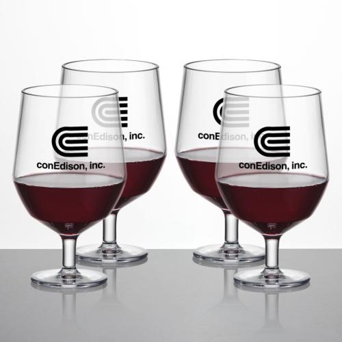 Corporate Gifts - Barware - Wine Glasses - Poolside Tritan™ Wine Glass - 16oz (Set of 4)
