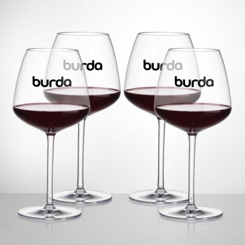 Corporate Gifts - Barware - Wine Glasses - Poolside Tritan™ Red Wine Glass - 23.5 oz (Set of 4)