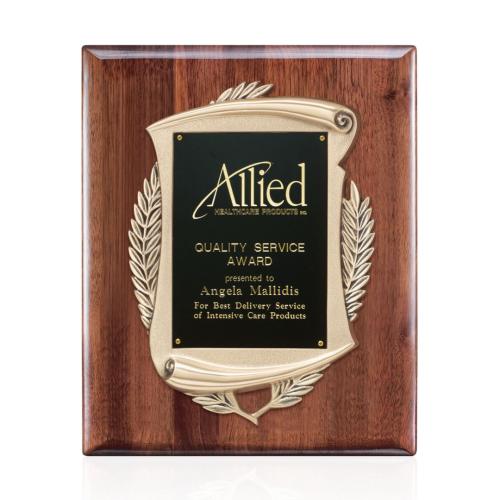 Awards and Trophies - Plaque Awards - Scroll Plaque