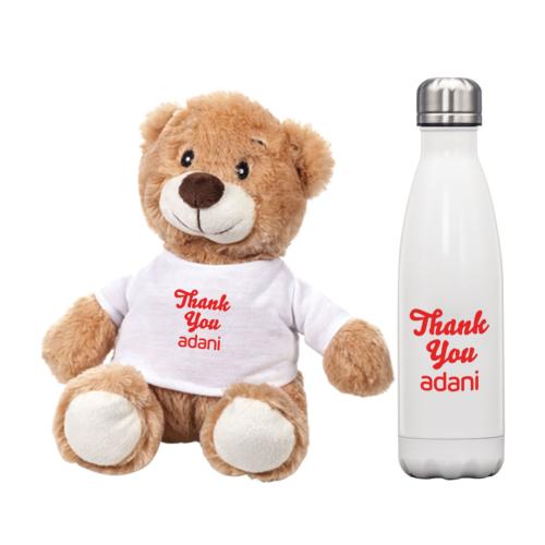 Promotional Productions - Housewares - Chester Teddy Bear/Bottle Gift Set
