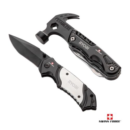 Promotional Productions - Auto and Tools - Utility Knives - Swiss Force® Huntsman Gift Set