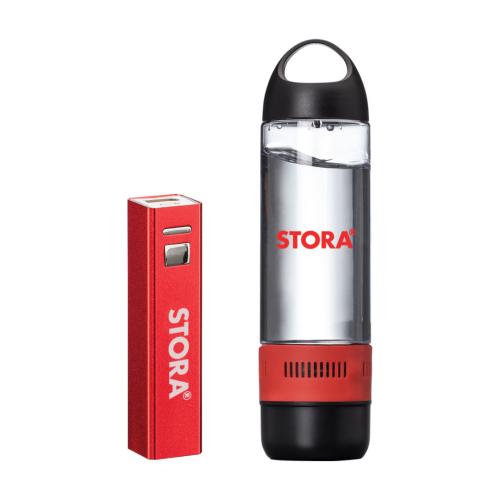 Promotional Productions - Drinkware - Bottles - Lombardy Speaker/Power Bank Gift Set